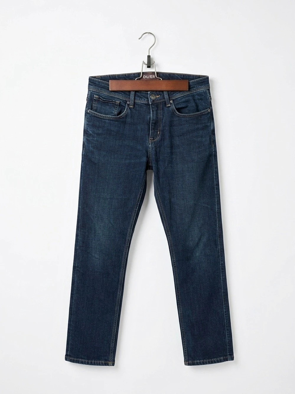DUER Performance Denim Slim Taper Jeans Heritage Rinse Blue